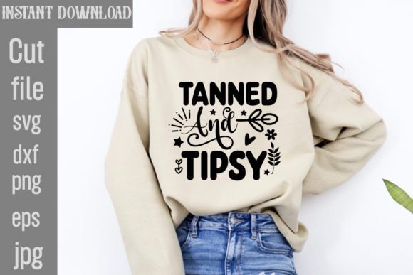 A Designer’s Take on the Tanned and Tipsy SVG Freebie