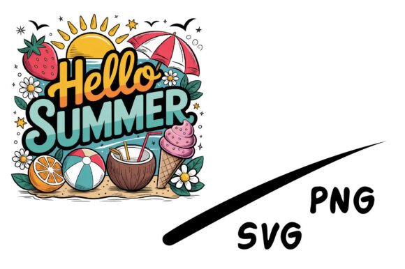 A Freebie Graphics Asset for Summer Blog Visuals