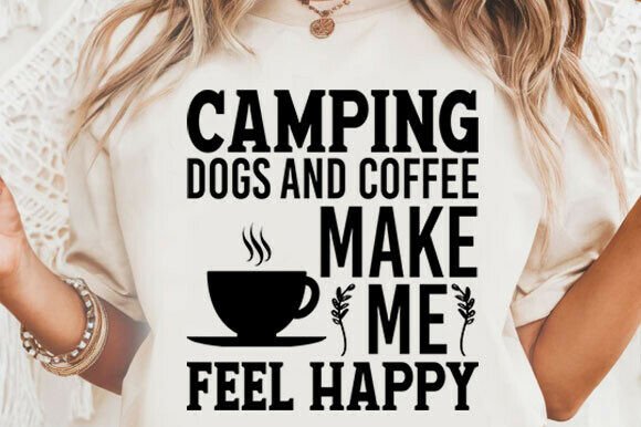 A Fun Svg Graphic for Your Camping and Coffee Projects