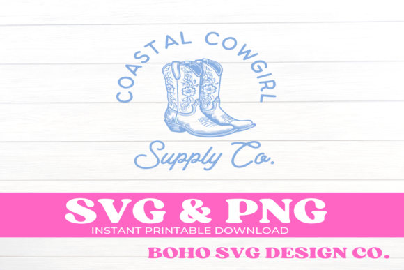 Coastal Cowgirl Graphics for Modern T-Shirt Designs