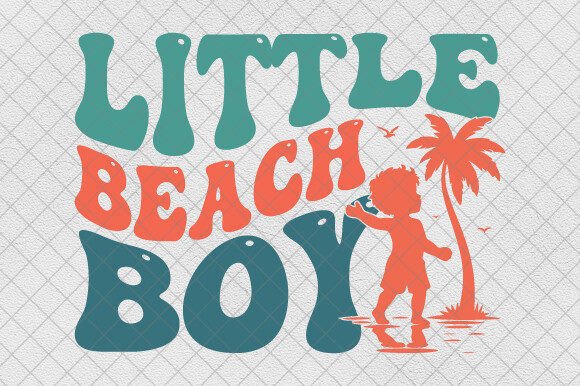 Evaluating the Little Beach Boy Graphic for Summer Designs