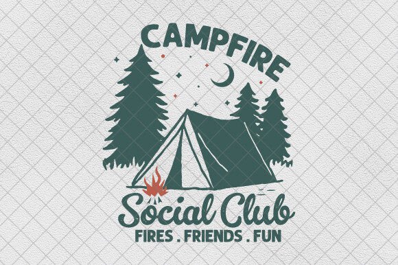 Evaluating the Summer Camping Social Club SVG for Graphics and T-Shirt Designs