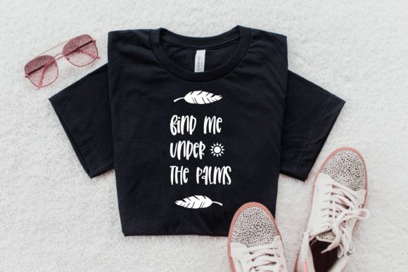 Find Me Under the Palms: A Versatile Summer SVG for Crafters