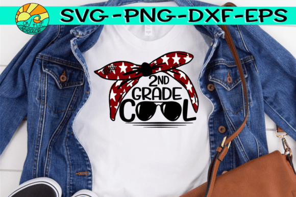 Second Grade Cool Bandana Sunglasses SVG: A Graphic Design Asset Review