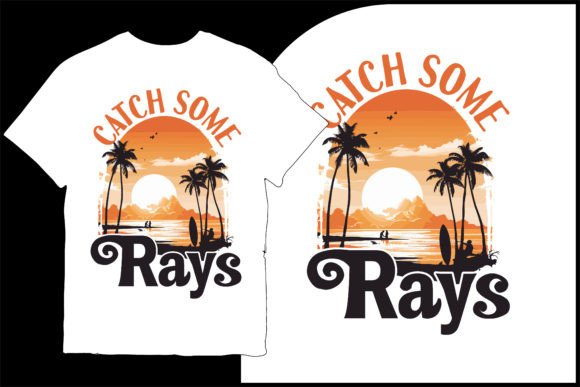 Summer Beach Vector Graphics for Your T-Shirt Design Project