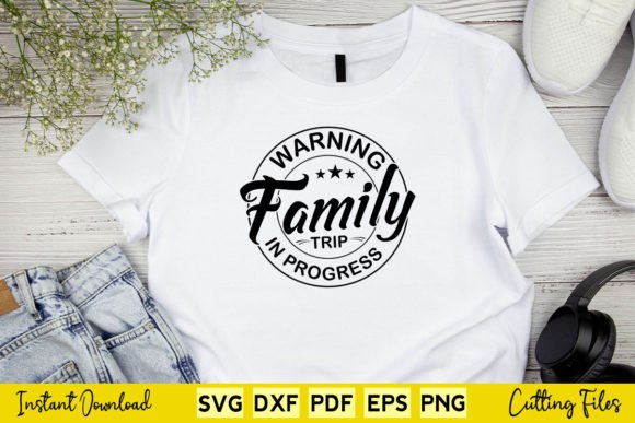 The Warning Family Trip Graphics for T-Shirt Designs & Beyond